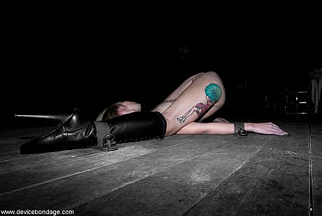 Submissive yellow-haired American Sarah Jane Ceylon gets painfully toyed in the dark - Image 4 of 20  in Big Clit category   featuring Sarah Jane Ceylon 