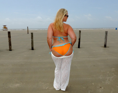 Mrs Siren Amateur Outdoor Fatty Beach - #77002