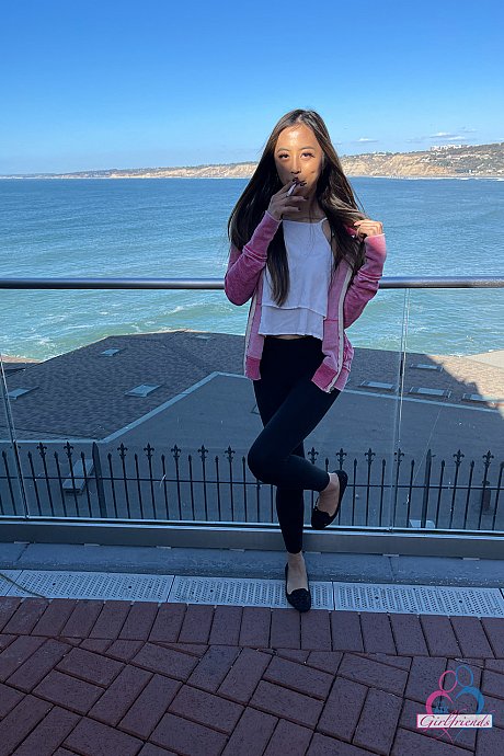 Lovely oriental Alexia Anders shows her holes before posing with jizz on her face - Image 2 of 21  in Teen category   featuring Alexia Anders 