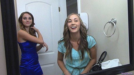 Gorgeous lesbian friends undress, kiss and cuddle in their bedroom - Image 2 of 21  in Lesbian category  
