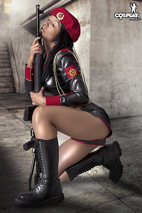 Dark haired beauty Mea Lee works her hot body free of cosplay clothing - Image 5 of 12  in Dildo category   featuring Mea Lee 