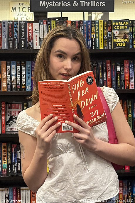 Thin amateur Ophelia models in public and in her undergarment as well - Image 14 of 15  in Pussy category   featuring Ophelia 