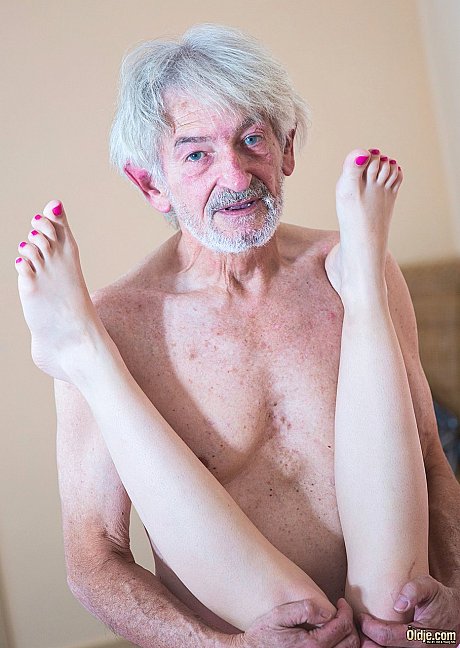 Brunette beauty Luna Rival strips and bends over to get hammered by a grandpa - Image 12 of 20  in Legs category   featuring Luna Rival, Olivier 