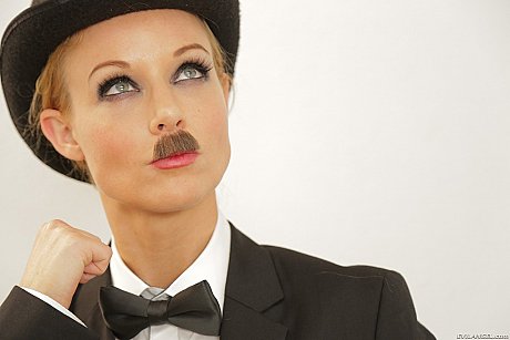Weird porn babes Dana Vespoli and Kayden Kross put on moustaches - Image 4 of 17  in MILF category   featuring Kayden Kross, Dana Vespoli 