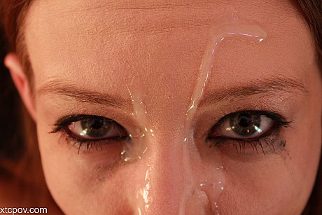 Fine ginger takes a cumshot on her face in a 1 on 1 POV scene with a humongous rod - Image 17 of 20  in Cumshot category   featuring Alexa Nova 