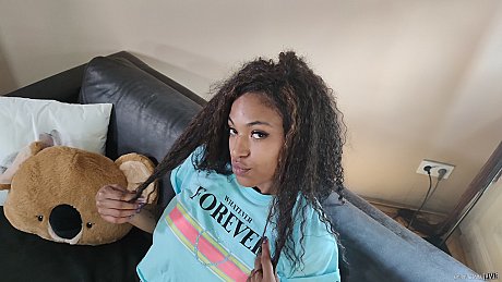 Black sweetie Tina Fire flaunts her saggy titties before getting into a swingers party - Image 7 of 21  in Pussy category   featuring Tina Fire, Dean Van Damme, Matt Bird 