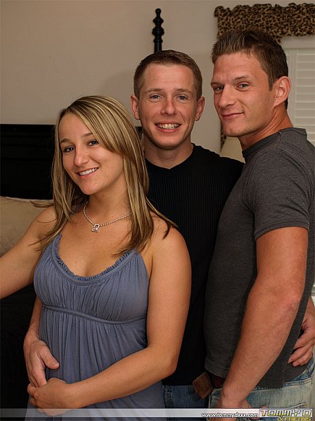 Amateur babe with tiny boobies Tommy D gets banged in a hot gangbang - Image 9 of 20  in Gay category  