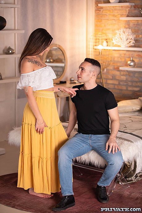 Lovely yummy latina Bella Rico loves painful sex and gets spunk on her natural boobies - Image 6 of 21  in Latina category   featuring Raul Costa, Bella Rico 