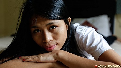 Petite Filipina Adelia gets her sweet innocent twat stretched by a nice cock - Image 4 of 20  in Teen category   featuring Adelia 