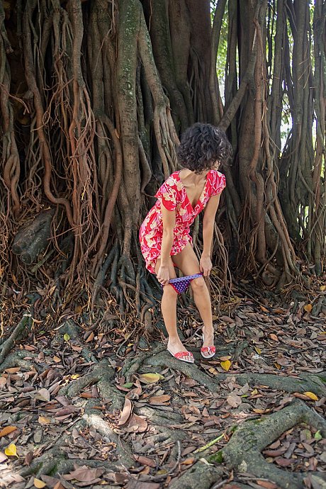 Cute thin young Kira R stripping and flaunting her hairy vagina in a solo - Image 3 of 21  in Pussy category   featuring Kira R 