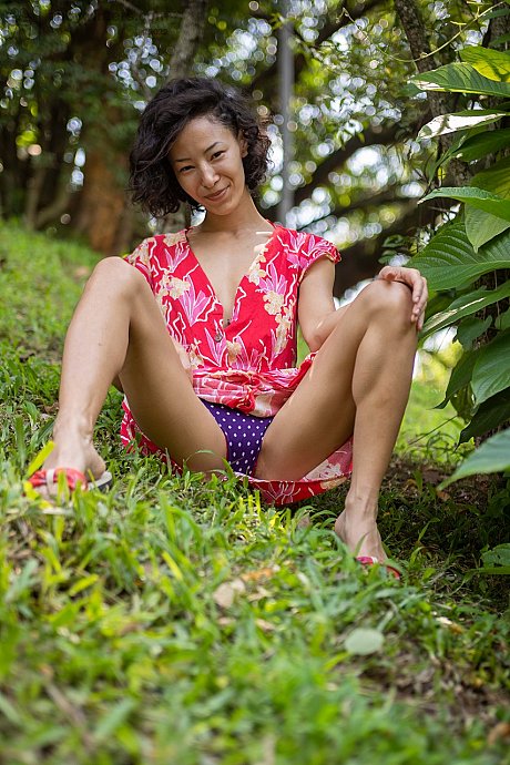 Cute thin young Kira R stripping and flaunting her hairy vagina in a solo - Image 4 of 21  in Pussy category   featuring Kira R 