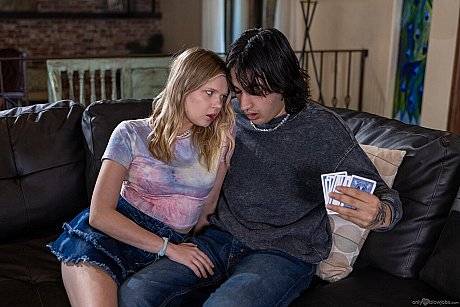 Big booty natural body teen Coco Lovelock strips and gets her throat dicked - Image 16 of 21  in Teen category   featuring Coco Lovelock, Elias Cash 