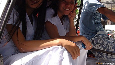Sexy Filipinas Joanna and Joy enjoy a POV fuck and give a hot double bj - Image 11 of 21  in Pussy category   featuring Joanna Mendez 