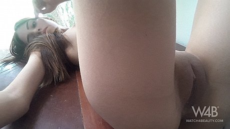 Pretty latina Mily Mendoza exposes her adorable round butt and masturbates - Image 18 of 20  in Big Clit category   featuring Mily Mendoza 