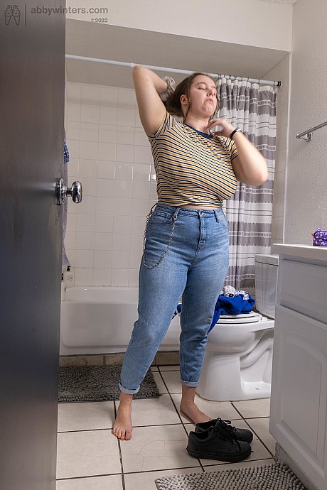 Chubby amateur Bonnie T shows her massive titties & butt while getting dressed - Image 14 of 20  in Amateur category   featuring Bonnie T 