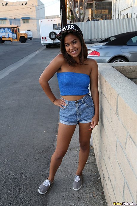 Attractive thin young Loni reveals her boobies and gets screwed good in POV - Image 2 of 20  in Teen category   featuring Loni Legend 