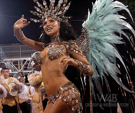 Alluring Latinas in sweet costumes expose their hot curves at the Rio Carnival - Image 3 of 10  in Model category  