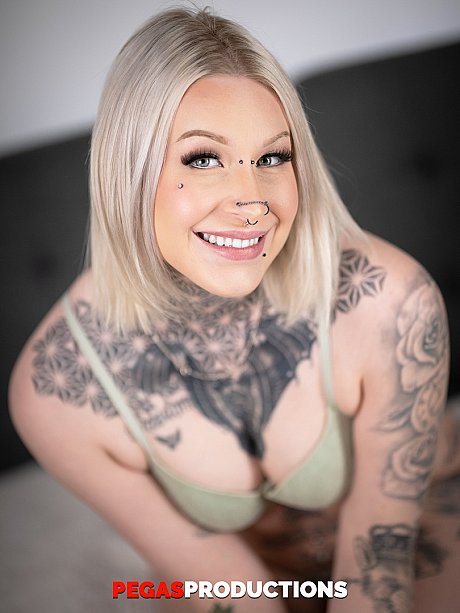 Mom La thin blonde and blondie teenie with piercings Princess 69 strip and pose - Image 7 of 20  in Threesome category   featuring La Petite Blonde, Princess 69 