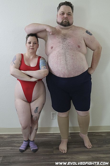 Short femdom Vinnie ONeill makes a chubby man boy dude taste her vagina while wrestling - Image 1 of 20  in Ass category   featuring Nikki Sequoia, Vinnie ONeill 