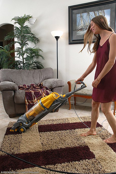 Kinky MILF Maddy exposes her amazing hairy twat while doing housework - Image 2 of 20  in Close Up category   featuring Maddy 