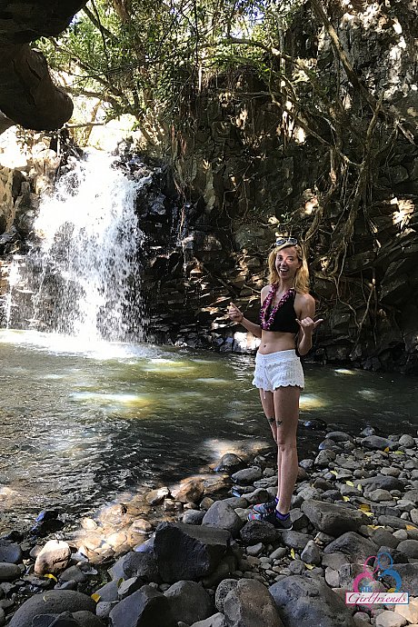 Sweet amateur GF Haley Reed exposes her hard nips and touches her vagina - Image 19 of 20  in Outdoor category   featuring Haley Reed 