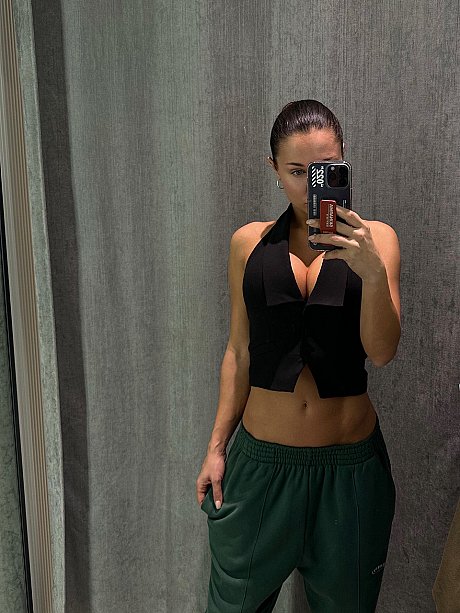 Pretty sweet OnlyFans cam model Monomur Fit shows her attractive body in a hot compilation - Image 14 of 20  in Skirt category  