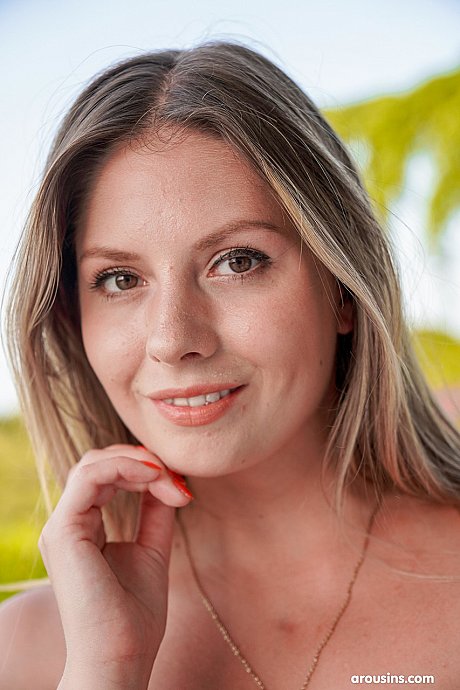 Blondy sweety Rebecca Volpetti peels her red undies off & shows her humongous booty - Image 20 of 21  in Pussy category   featuring Rebecca Volpetti 