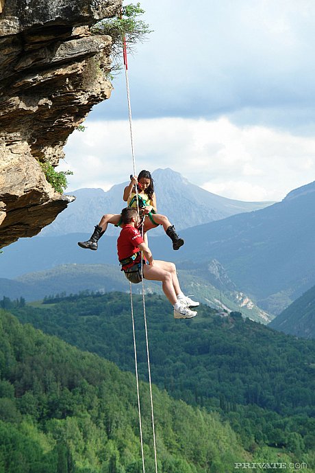 Hot chinese mountain climber swallows her guide's hard to get rescued - Image 4 of 16  in Outdoor category   featuring Lady Mai 
