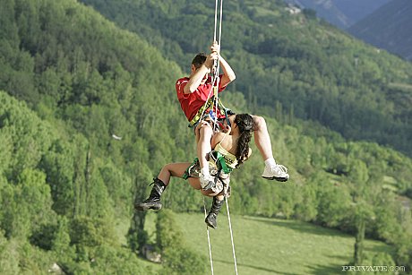 Hot chinese mountain climber swallows her guide's hard to get rescued - Image 7 of 16  in Outdoor category   featuring Lady Mai 
