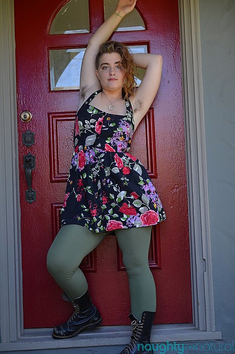 Cute babe with a giant behind Moth takes off her dress and flaunts her bush - Image 2 of 21  in Pussy category   featuring Moth 