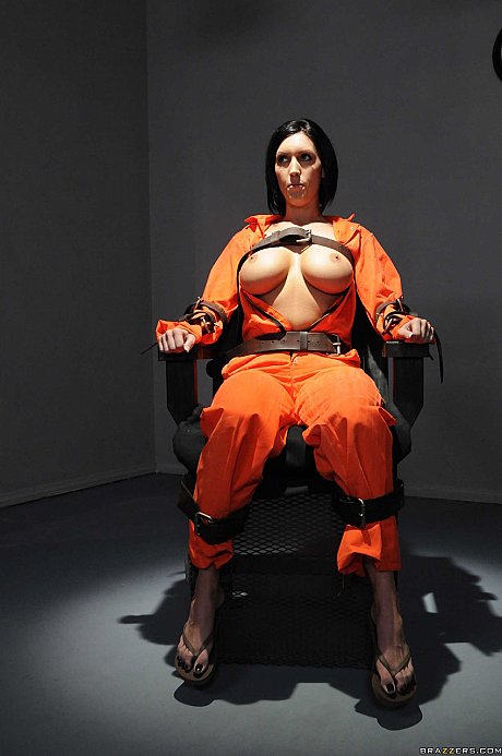 Brunette inmate Dylan Ryder has nasty hardcore sex with a hung policeman - Image 4 of 21  in Cumshot category   featuring Dylan Ryder, Johnny Sins 