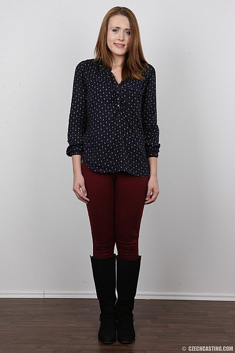 Perky breasted Marketa has large puffy nipples and a smiley face - Image 2 of 20  in Babe category   featuring Marketa 