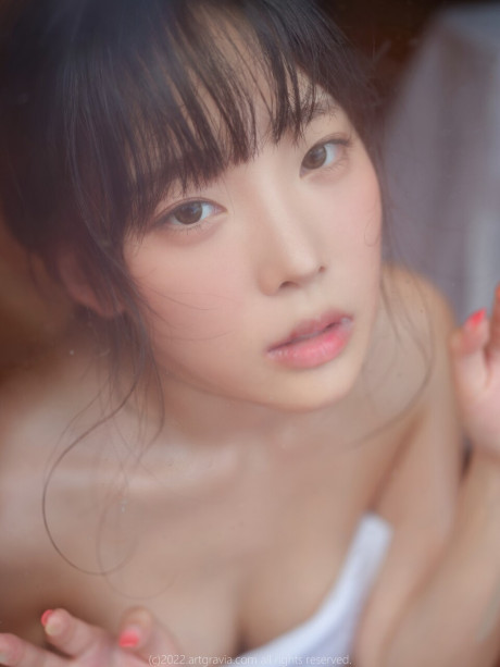 Beautiful South Korean babe shows her stacked naked body in the sauna #82716