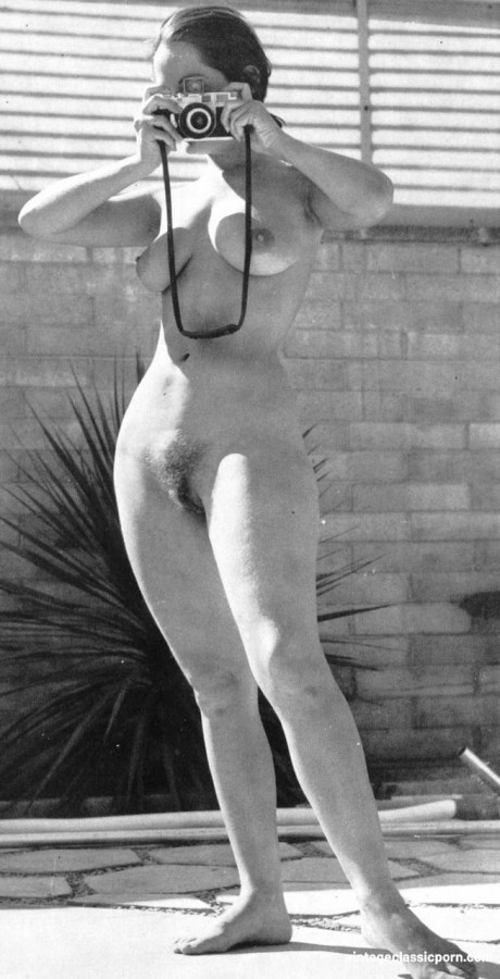 Ravishing brunette Diane Webber bares her hot body during a vintage photoshoot