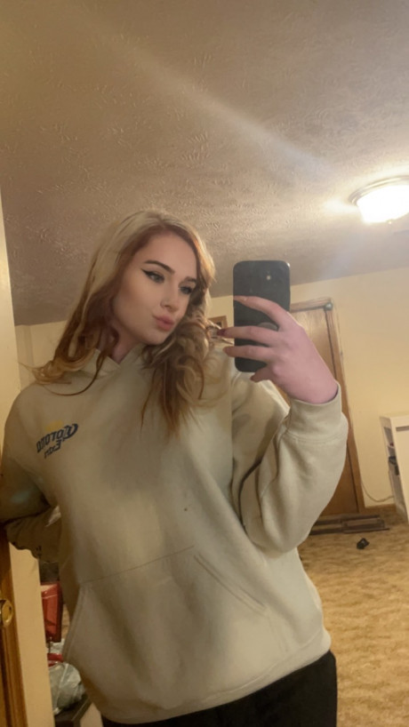Attractive OnlyFans blondie Blake Bloom teasing with her large booty in a compilation - #1462130