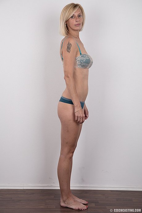 Freckle faced Zaneta takes off her short dress to reveal her slender nude bod - Image 6 of 20  in Babe category   featuring Zaneta 