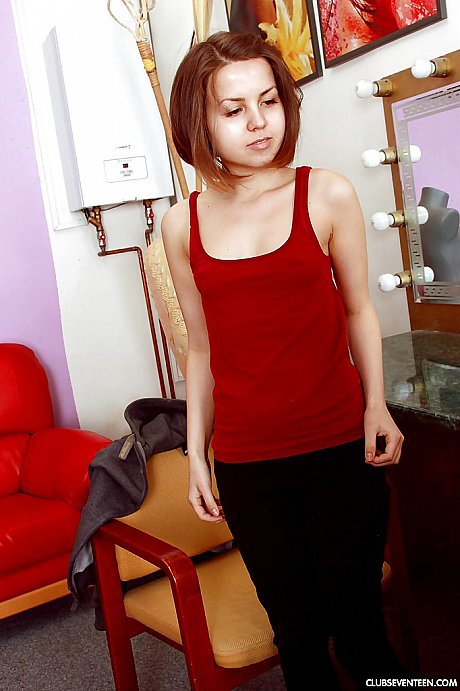 Petite latina spinner Jalace shows off her skinny barely legal body - Image 1 of 15  in Babe category   featuring Jalace 