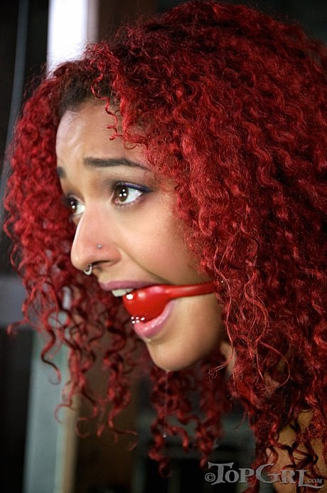 Black sex slave Daisy Ducati is masturbated until she unleashes spray of piss - Image 1 of 15  in Latex category   featuring Daisy Ducati 