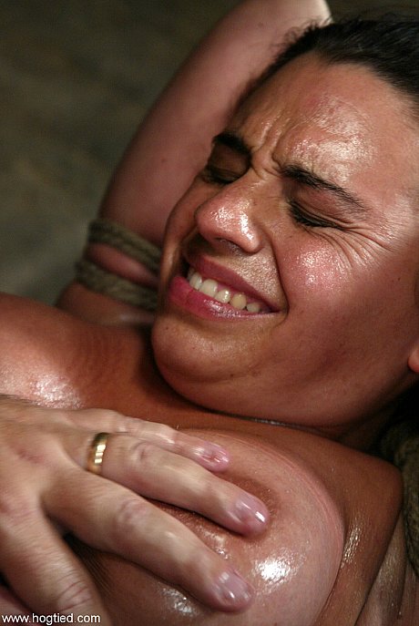 Hogtied starring Jenya Hot Images - Image 12 of 21  in Dildo category   featuring Jenya 