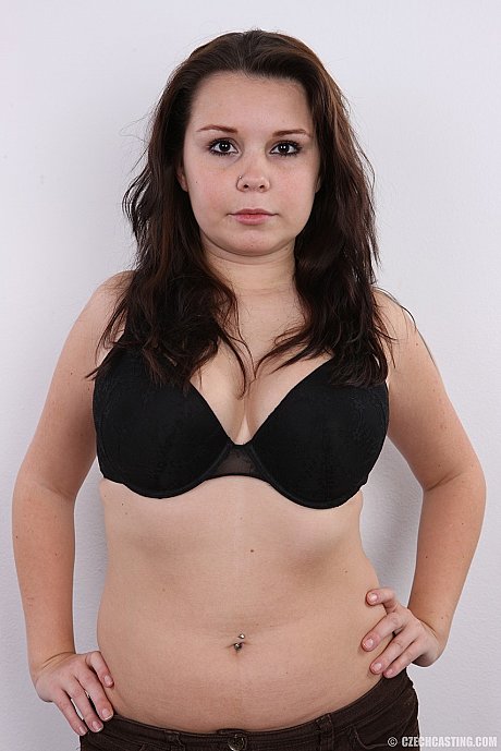 Chubby brunette takes off all her clothes to pose in the undressed for first time - Image 4 of 20  in Amateur category   featuring Martina 