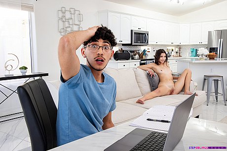 Thin teenie Layla Jenner makes her stepbrother eat her puffy snatch & fuck her - Image 5 of 20  in Teen category   featuring Diego Perez, Layla Jenner 