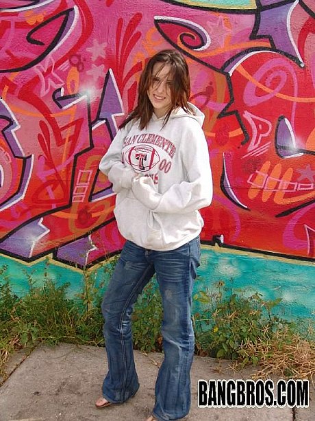 College babe Ashley Jordan passionately riding a humongous white penis in a van - Image 4 of 20  in Outdoor category   featuring Preston Parker, Ashley Jordan 