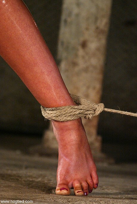 Petite MILF with enormous tits Candy Manson gets oiled up & crotch-roped in bondage - Image 15 of 20  in Pussy category   featuring Candy Manson 