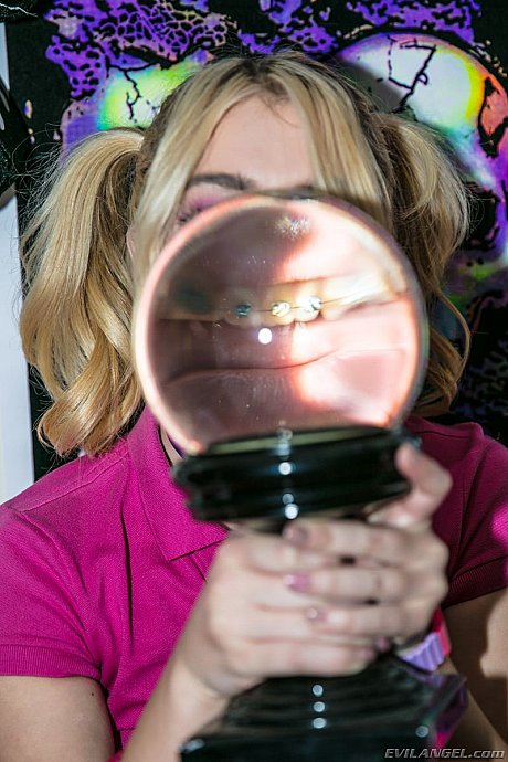 Emo schoolgirl Anastasia Knight shows her pink twat & face covered in spunk - Gallery #35503