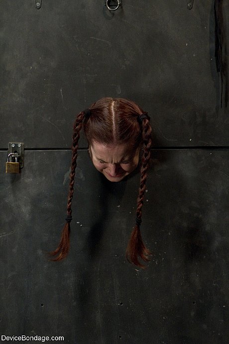 Young AnnaBelle Lee gets humiliated while being trapped in a standing stock - Image 6 of 20  in Pussy category   featuring Annabelle Lee, Claire Adams 