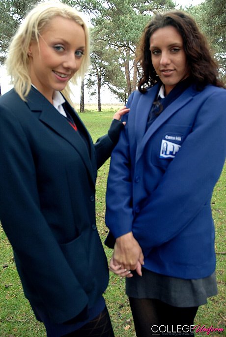 College Uniform performed by Jessie B, Nicola Rocco undressed Images - Gallery #19201