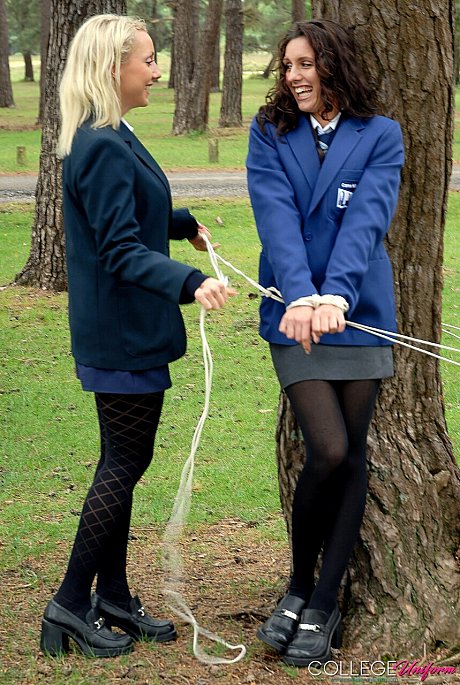 College Uniform performed by Jessie B, Nicola Rocco undressed Images - Image 10 of 21  in Schoolgirl category   featuring Nicola Rocco, Jessie B 