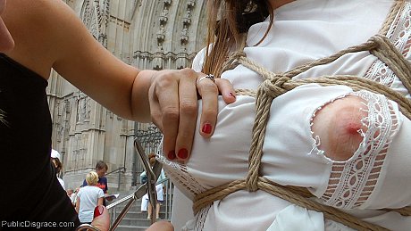 Public Disgrace featuring Miguel Zayas, Mona Wales, Nati Mellow Hot Images - Image 10 of 21  in Outdoor category   featuring Mona Wales, Miguel Zayas, Nati Mellow 