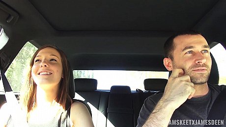 Stunning young Molly Manson gets pulled by her hair & pounded by James Deen - Image 11 of 20  in Outdoor category   featuring James Deen, Molly Manson 