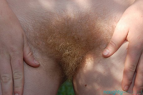Blondie stunner Ana displays her unshaved armpits and silky snatch outdoors - Image 15 of 20  in Pussy category   featuring Eve Kisa 